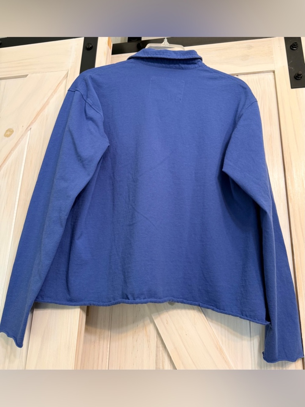 Frank and Eileen, Patrick Jersey lapis color small like new - Picture 3 of 6